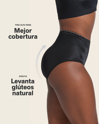 Calzón clásico de control suave en abdomen#color_700-negro