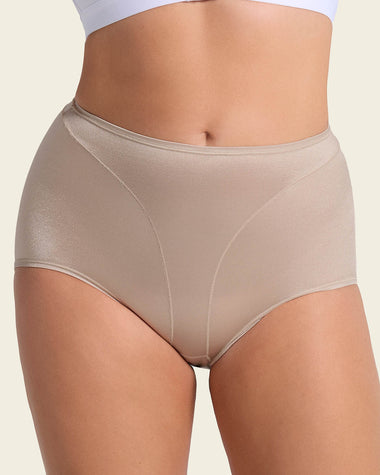 Calzón clásico de control suave en abdomen#color_802-cafe-claro