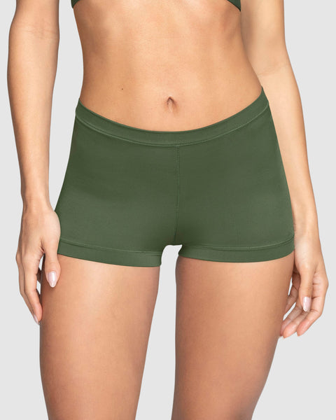 Calzón tipo bóxer de ajuste perfecto#color_610-verde-militar