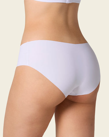 Calzón hípster invisible ultraplano sin elásticos y de pocas costuras#color_000-blanco