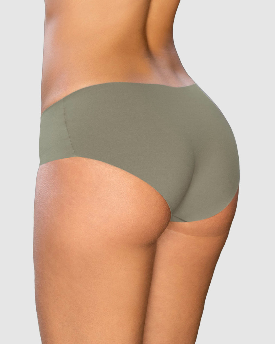 Calzón hípster invisible ultraplano sin elásticos y de pocas costuras