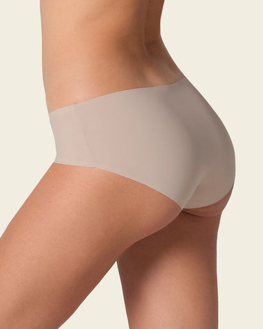 Calzón hípster invisible ultraplano sin elásticos y de pocas costuras#color_802-cafe-claro