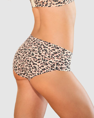 Calzón hípster invisible ultraplano sin elásticos y de pocas costuras#color_b67-marfil-estampado-leopardo