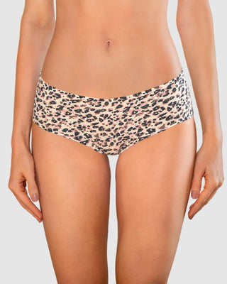 Calzón hípster invisible ultraplano sin elásticos y de pocas costuras#color_b67-marfil-estampado-leopardo