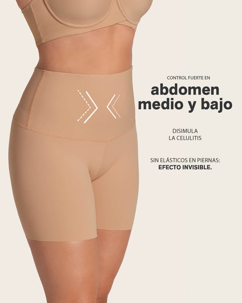 Short de control de abdomen y cintura que disimula la celulitis