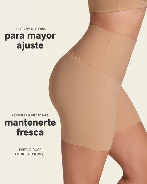 Short de control de abdomen y cintura que disimula la celulitis