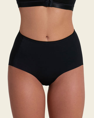 Calzón clásico efecto invisible de control fuerte en abdomen#color_700-negro