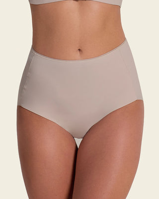 Calzón clásico efecto invisible de control fuerte en abdomen#color_802-cafe-claro