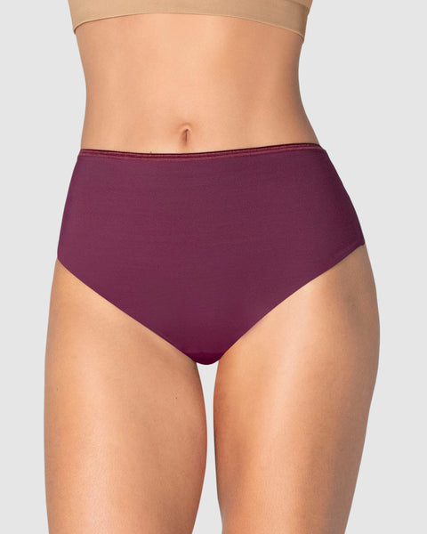Calzón faja brasilera de control fuerte tiro alto#color_466-vino