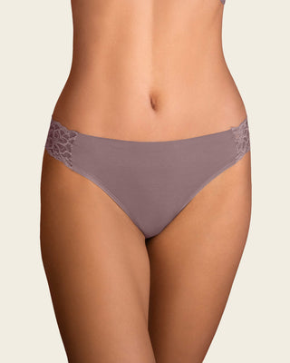 Brasilera invisible con toques de encaje en laterales#color_868-taupe