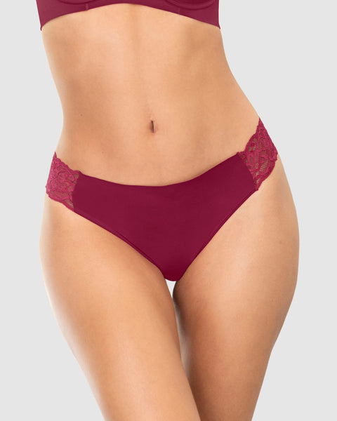 Brasilera invisible con toques de encaje en laterales#color_a97-vino