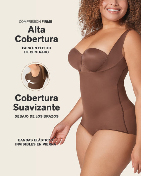 Body faja moldeador de aspecto invisible en glúteos