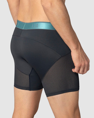 Bóxer medio de secado rápido con mallas transpirables en microfibra#color_779-gris-oscuro