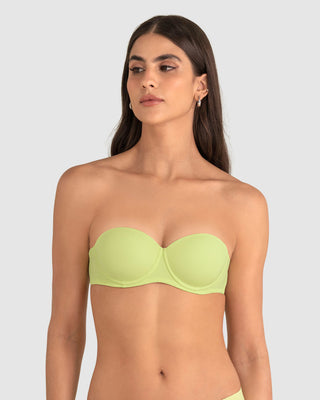Brasier strapless con realce incorporado#color_696-verde-claro
