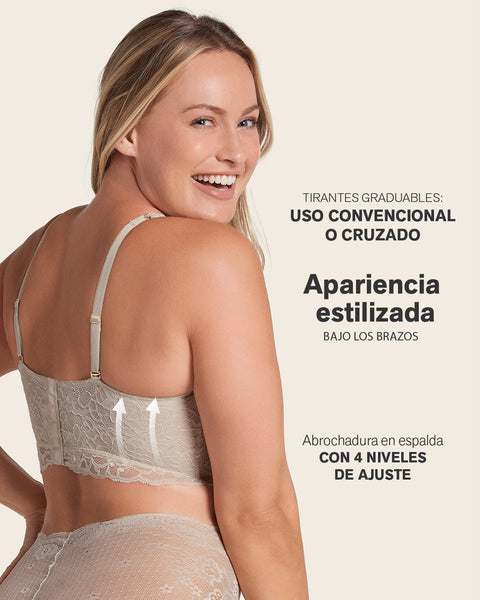 Brasier en encaje ideal para busto pesado Sexy Support#color_a21-vino-marron