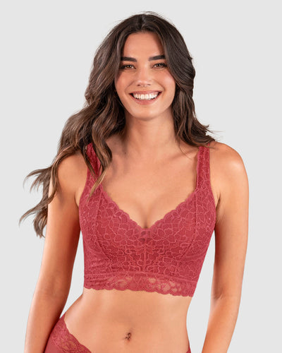 Brasier en encaje ideal para busto pesado Sexy Support#color_391-rojo