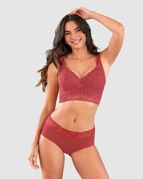 Brasier en encaje ideal para busto pesado Sexy Support#color_391-rojo