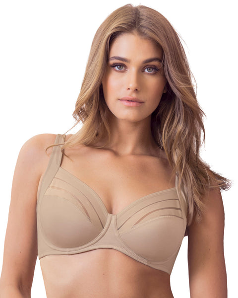 Brasier de buen cubrimiento ideal para busto pesado Natural Support#color_802-cafe-claro