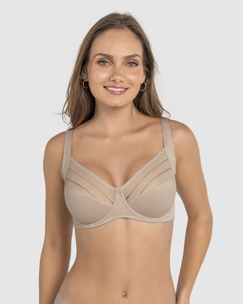 Brasier de buen cubrimiento ideal para busto pesado Natural