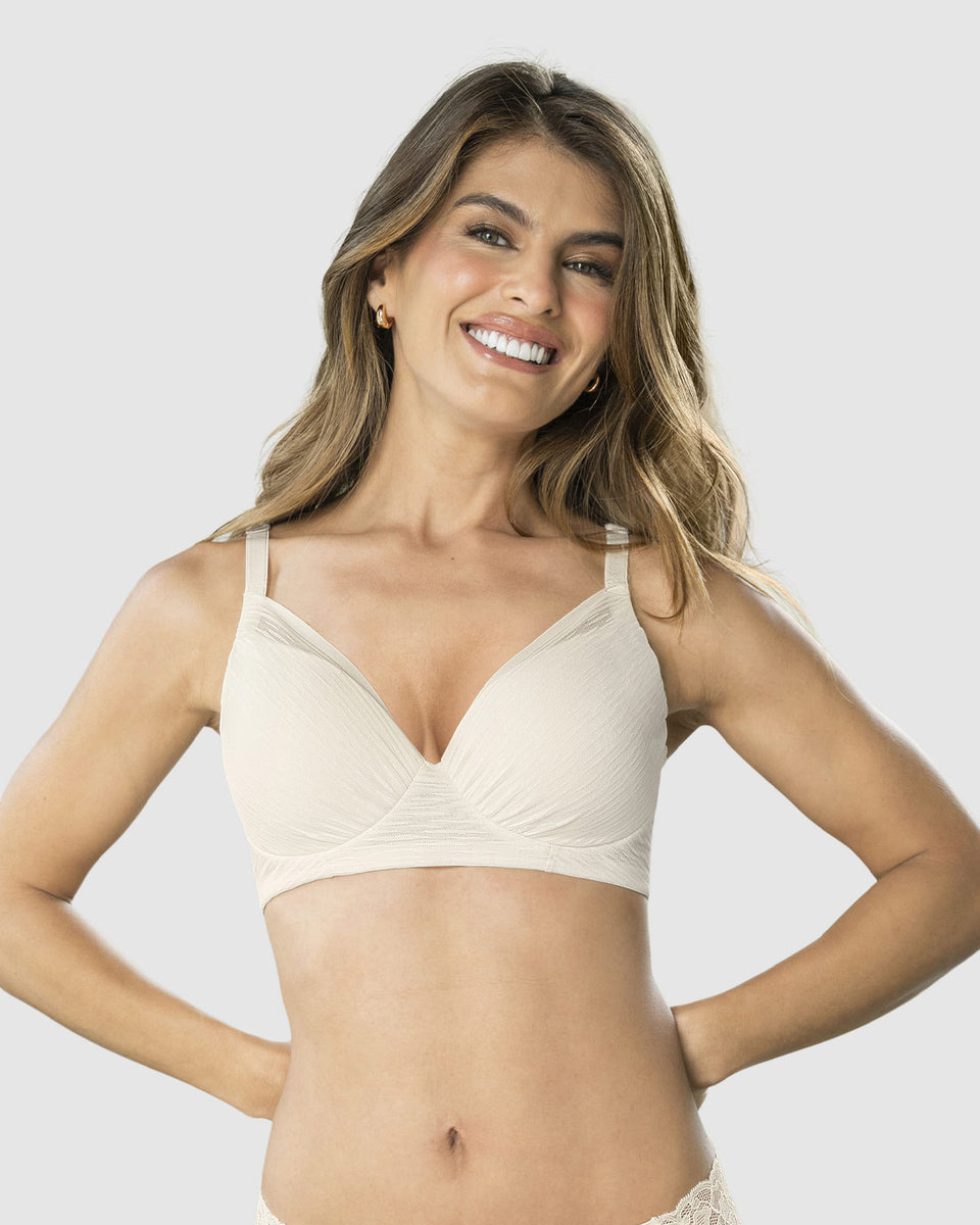 Brasier con cubrimiento total del busto comfort fit