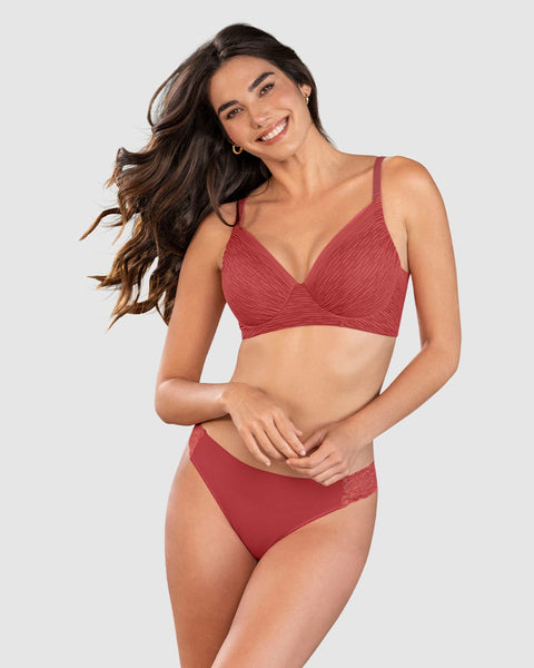 Brasier con cubrimiento total del busto Comfort Fit#color_391-rojo