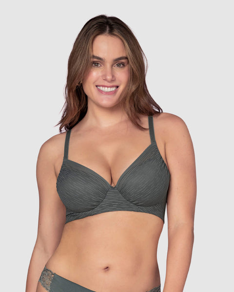 Brasier con cubrimiento total del busto Comfort Fit#color_784-gris-oscuro