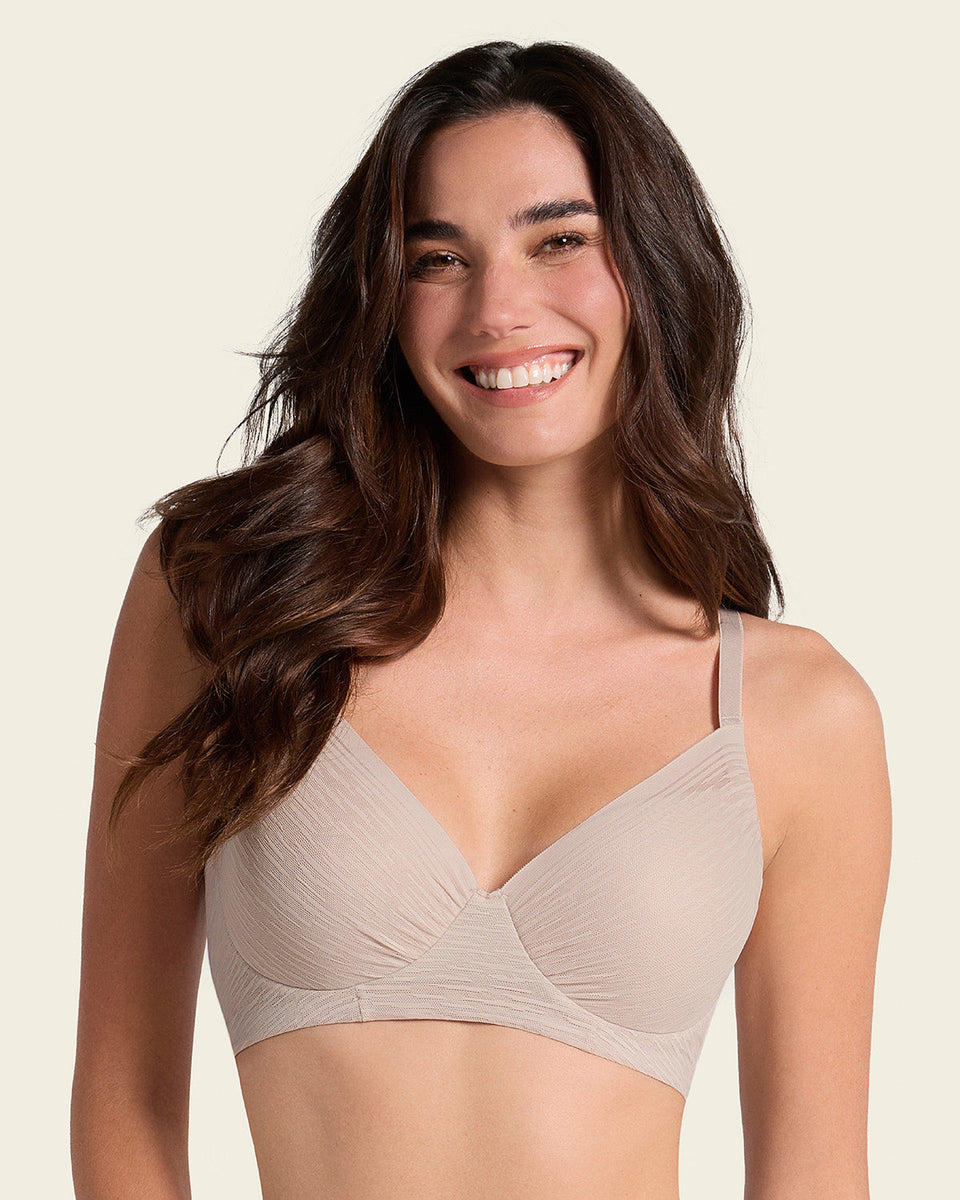 Brasier con cubrimiento total del busto comfort fit