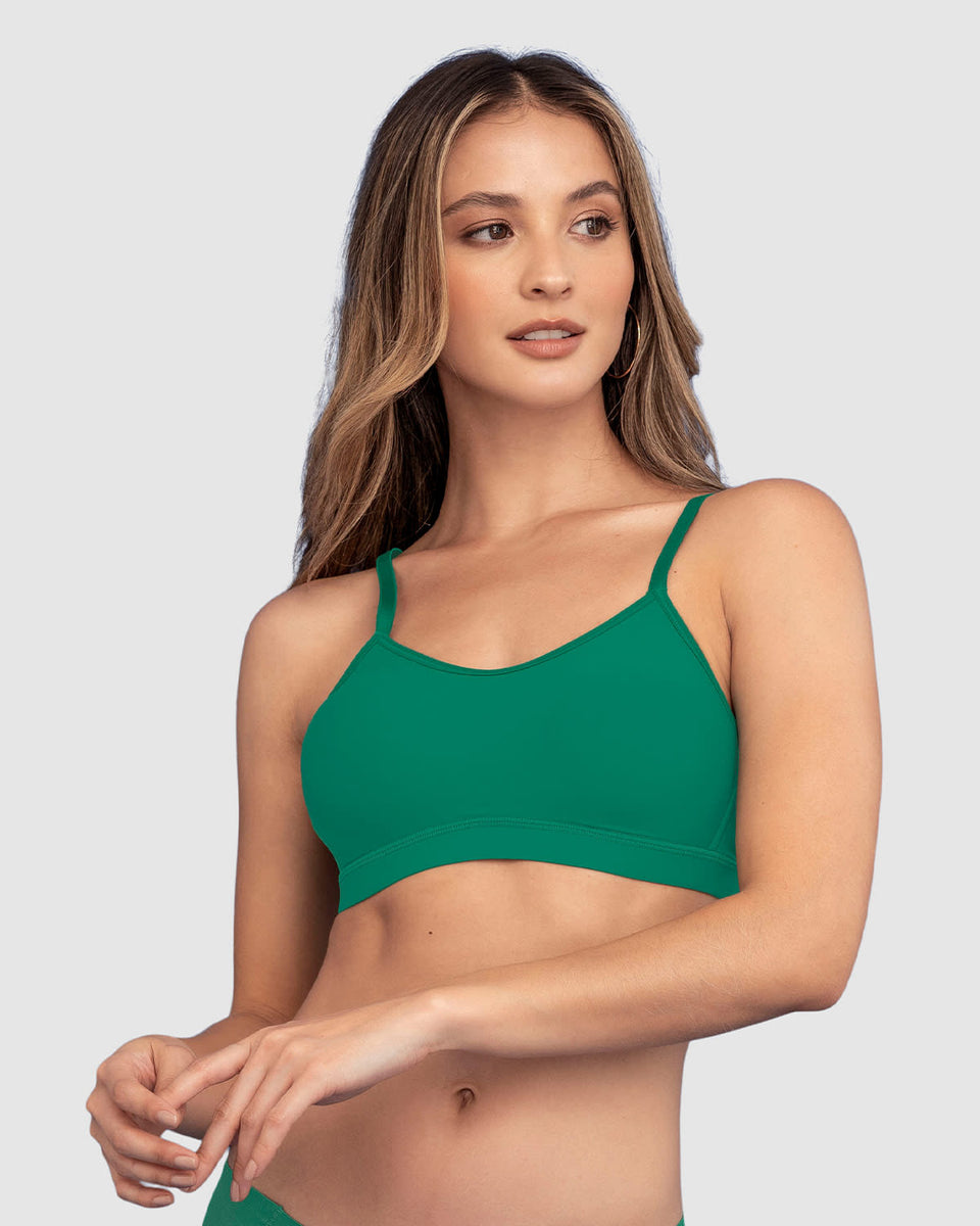 Brasier sin arco con buen cubrimiento en escote Invisible Brastop