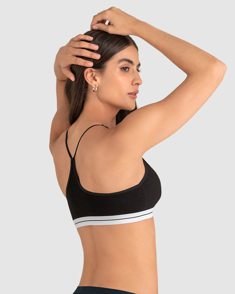 Top en algodón ultracómodo con cargaderas graduables