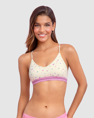 Top en algodón ultracómodo con cargaderas graduables#color_a55-marfil-estampado