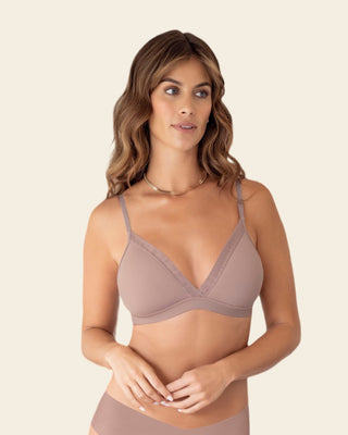 Brasier sin arco Pura Comodidad con detalles en tul#color_281-palo-de-rosa