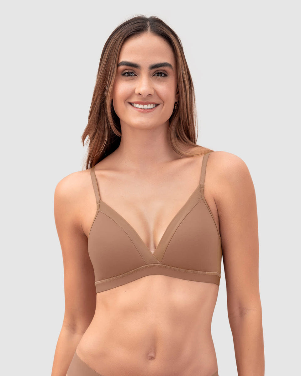 Brasier sin arco Pura Comodidad con detalles en tul