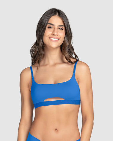 Daily-Sexy Top con abertura frontal#color_481-azul