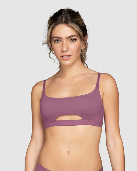 Daily-Sexy Top con abertura frontal#color_b66-morado