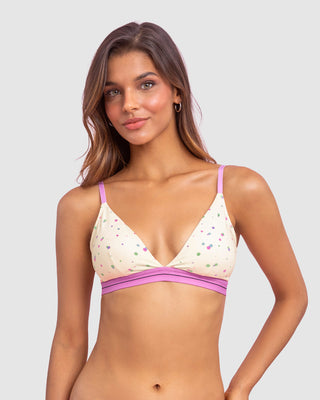 Brasier triangular en algodón liviano y cómodo#color_a55-marfil-estampado
