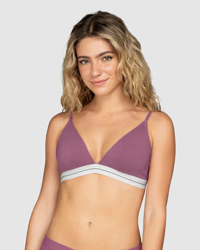 Brasier triangular en algodón liviano y cómodo#color_b66-morado