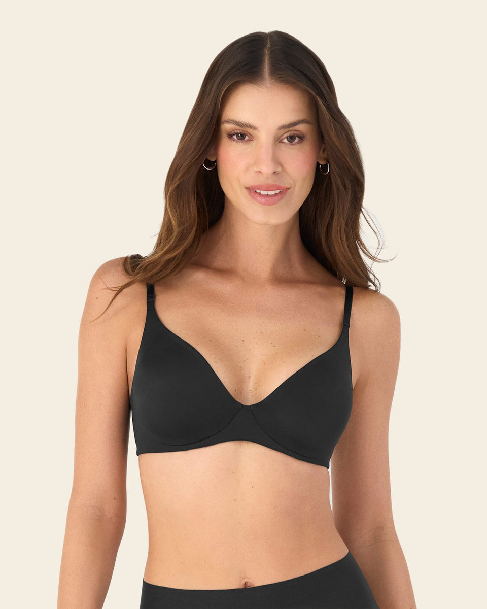 Brasier ultraligero y suave con copas en doble capa de tela