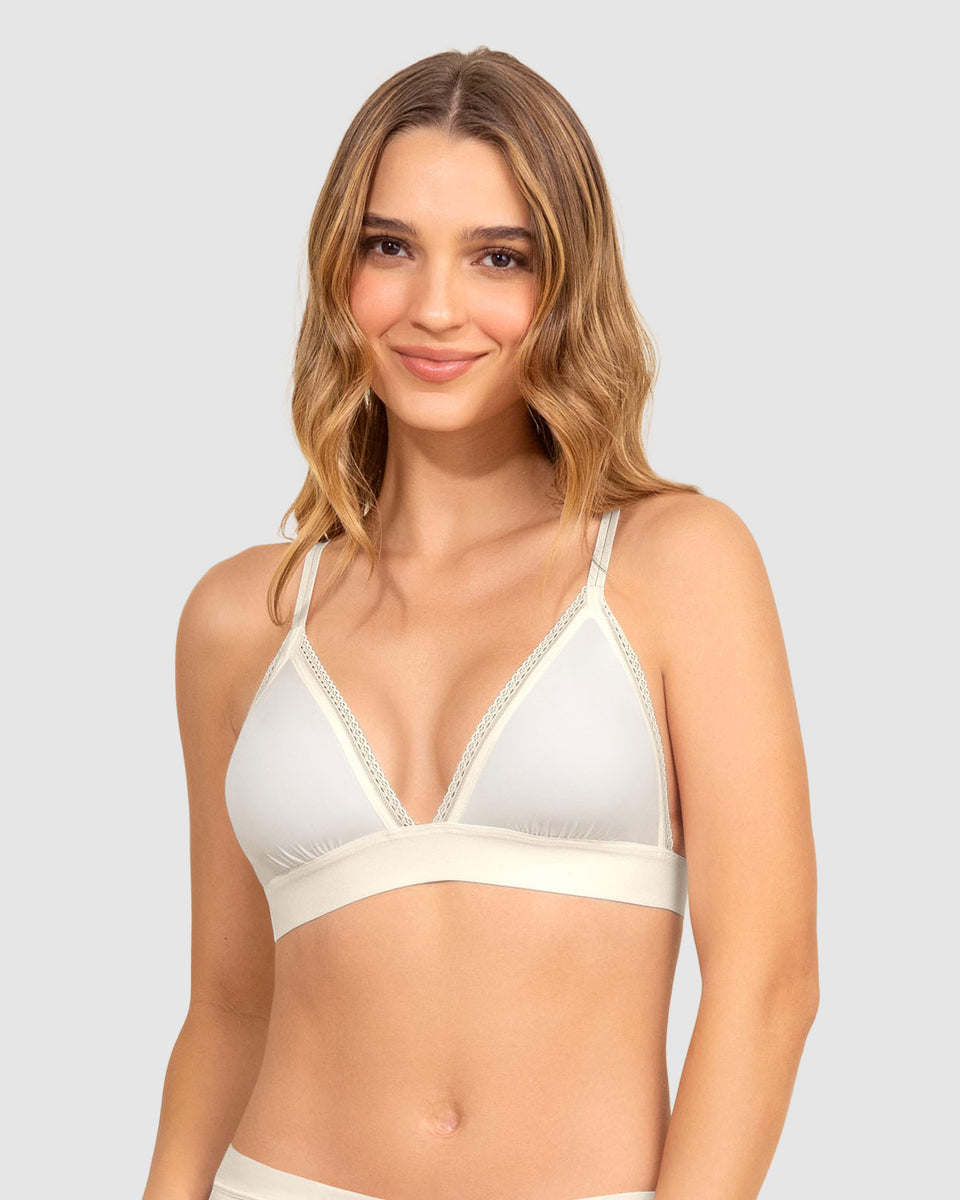 Bralette Liso + Encaje