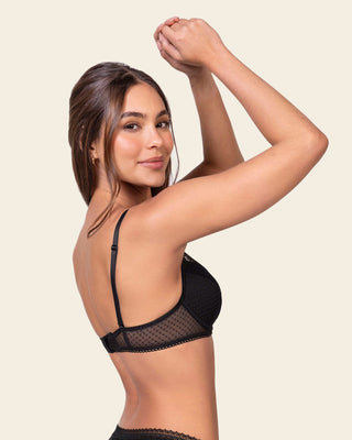 Brasier con encaje y copas suaves#color_700-negro