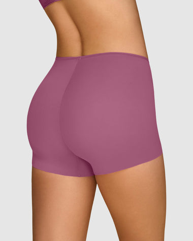 Calzón tipo bóxer efecto invisible en piernas#color_402-morado