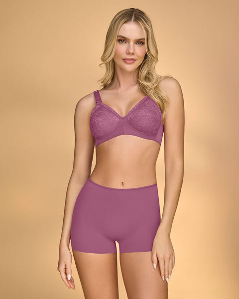 Calzón tipo bóxer efecto invisible en piernas#color_402-morado