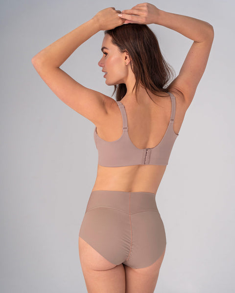 Calzón clásico tiro alto de control fuerte de abdomen#color_281-rosa-palido