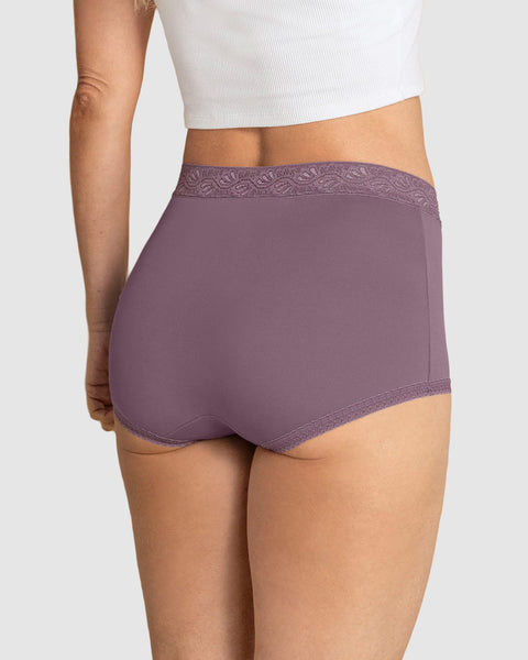 Paquete x 3 calzones clásicos con toques de encaje#color_s28-vainilla-mora-azul