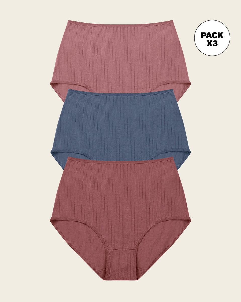 Paquete x 3 calzones clásicos con excelente cubrimiento