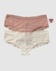 Paquete x 2 calzones cacheteros en encaje y tul#color_s44-rosa-perla