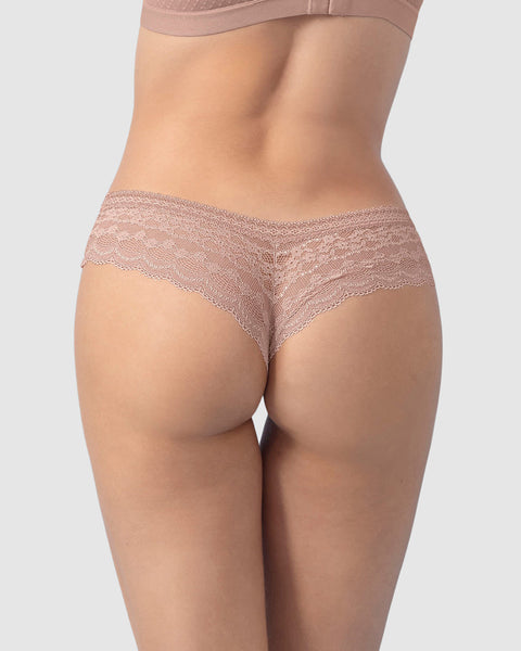 Paquete x 2 calzones cacheteros en encaje y tul#color_s44-rosa-perla