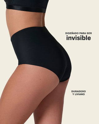 Calzón clásico efecto invisible de control fuerte en abdomen#color_700-negro