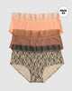 Paquete x3 calzones estilo hipster total comodidad#color_s11-rosado-cafe-estampado-cebra