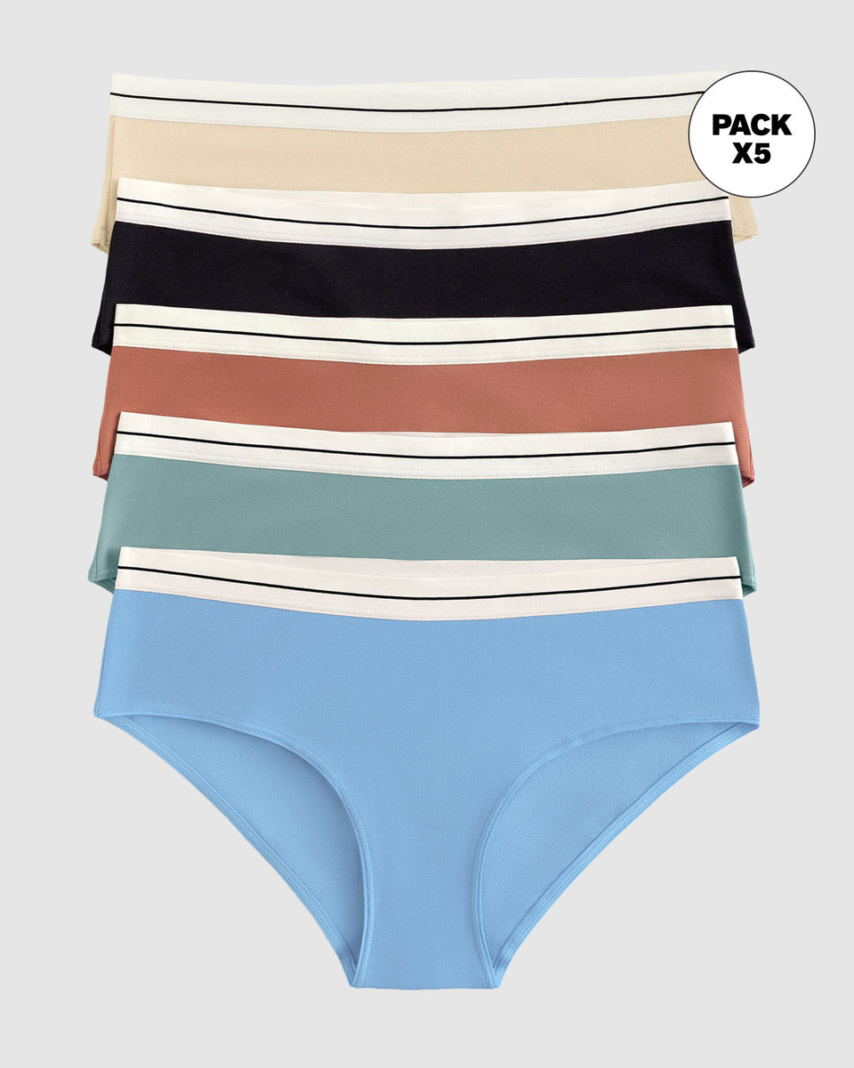 Paquete x 5 calzones estilo hípster