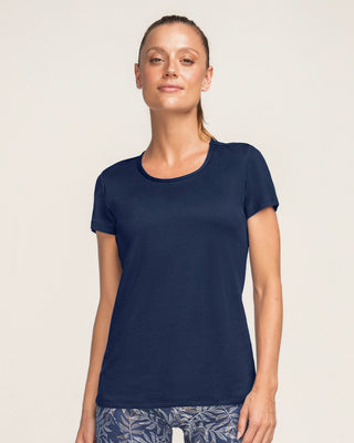 Camiseta deportiva de secado rápido y silueta semiajustada#color_509-azul